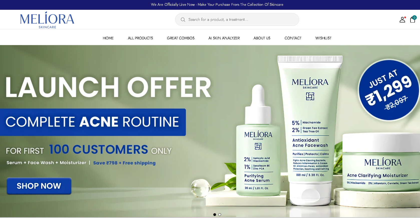 Meliora Skincare – Premium D2C Beauty Store