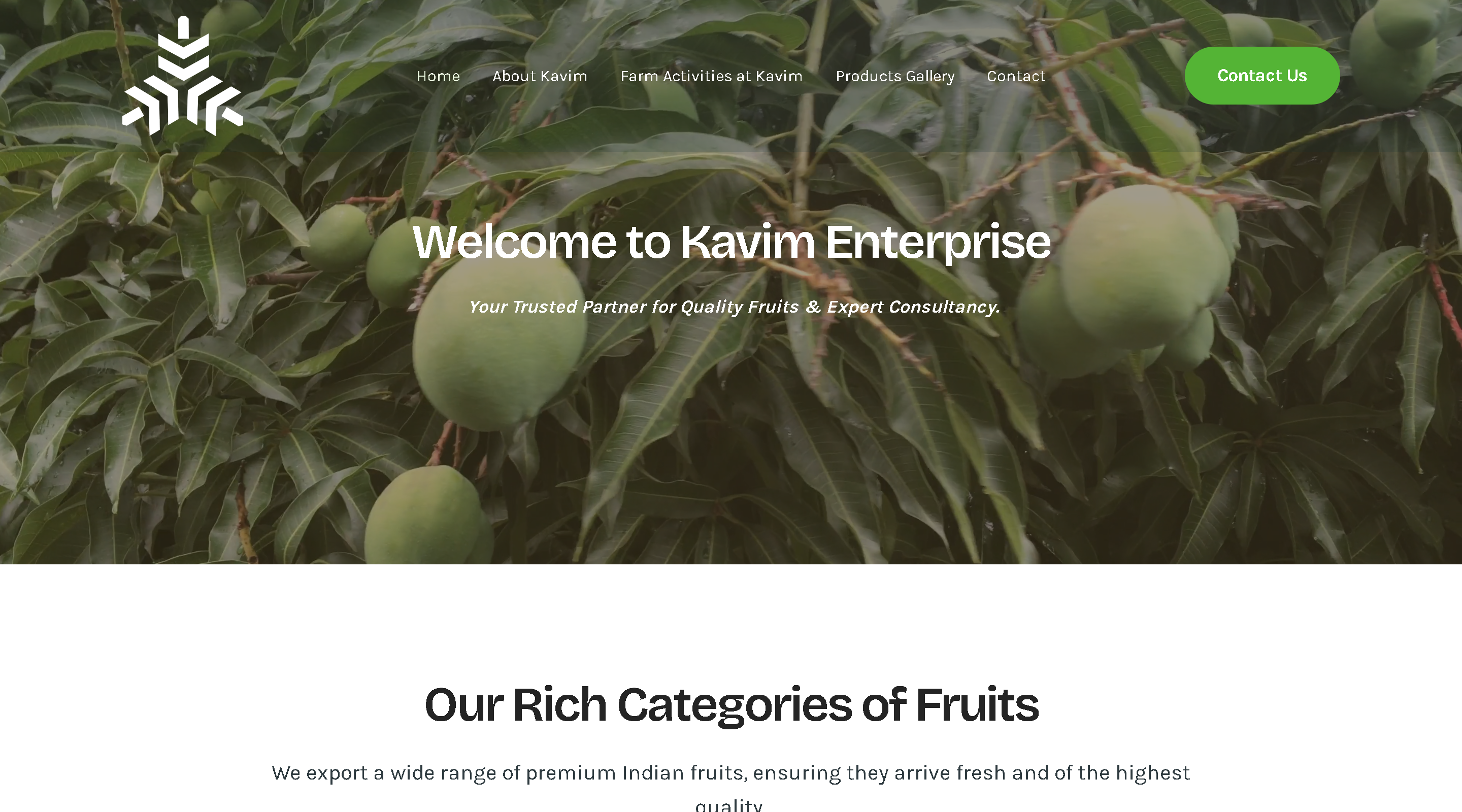 Kavim Enterprise – Agro-Commodities & Quality Produce