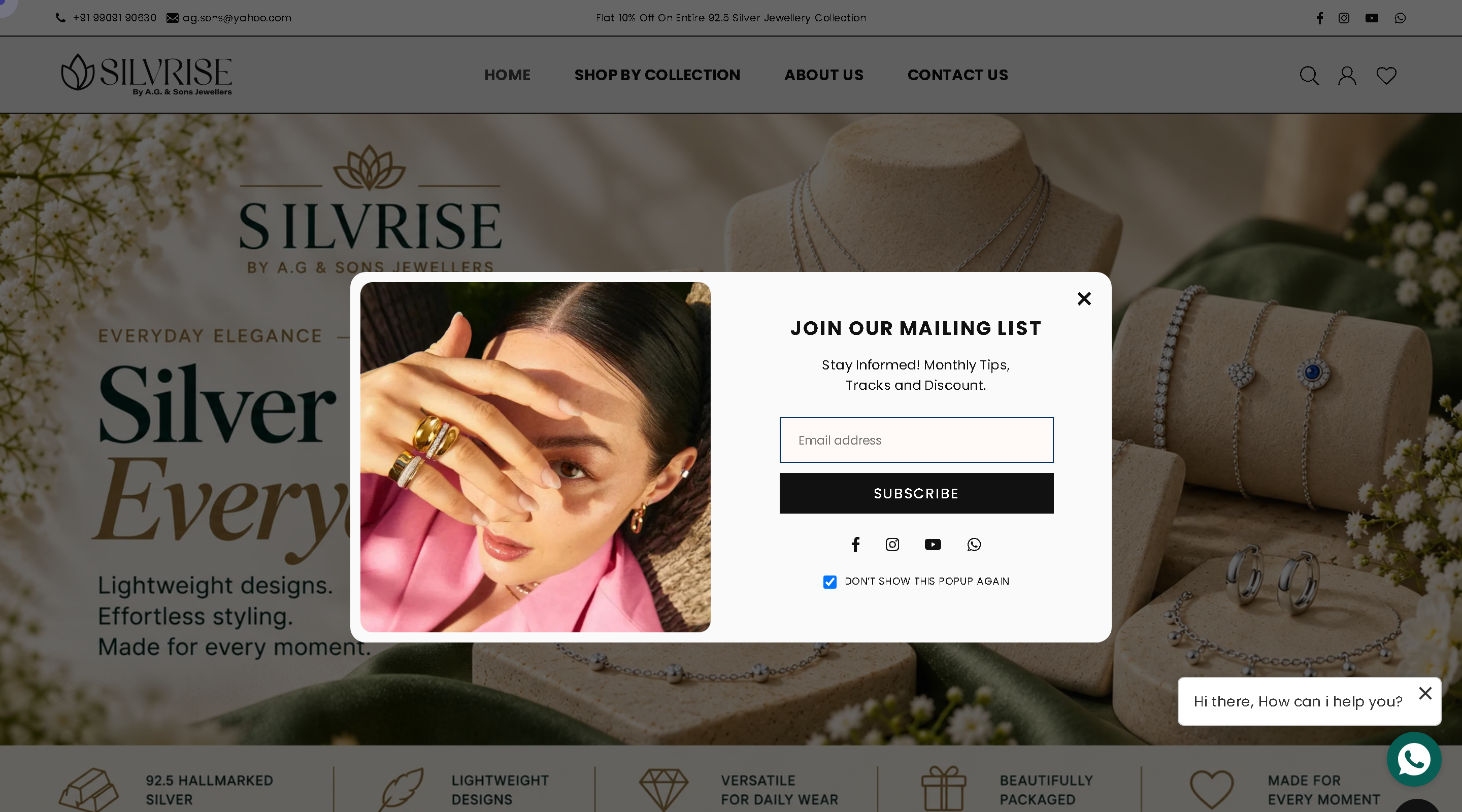 Silvrise by A.G. & Sons – 925 Sterling Silver Jewellery